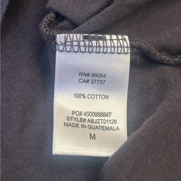 Billabong World Tour Graphic Babydoll Tee Charcoal Gray Medium - Picture 5 of 5